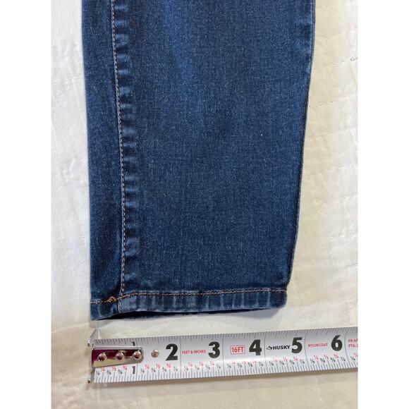 ABS Allen Schwartz Jeans Womens 28 Blue Skinny Stretch Dark Wash Denim - Picture 13 of 13